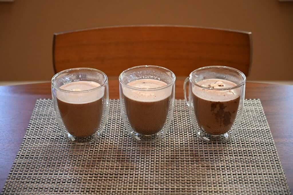 Costco Deavas Hot Chocolate Bombs After Melting and Mixing