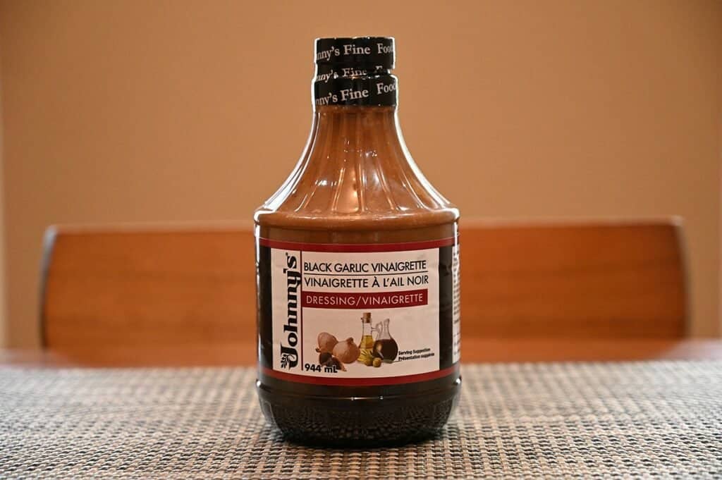 Costco Johnny's Black Garlic Vinaigrette bottle 