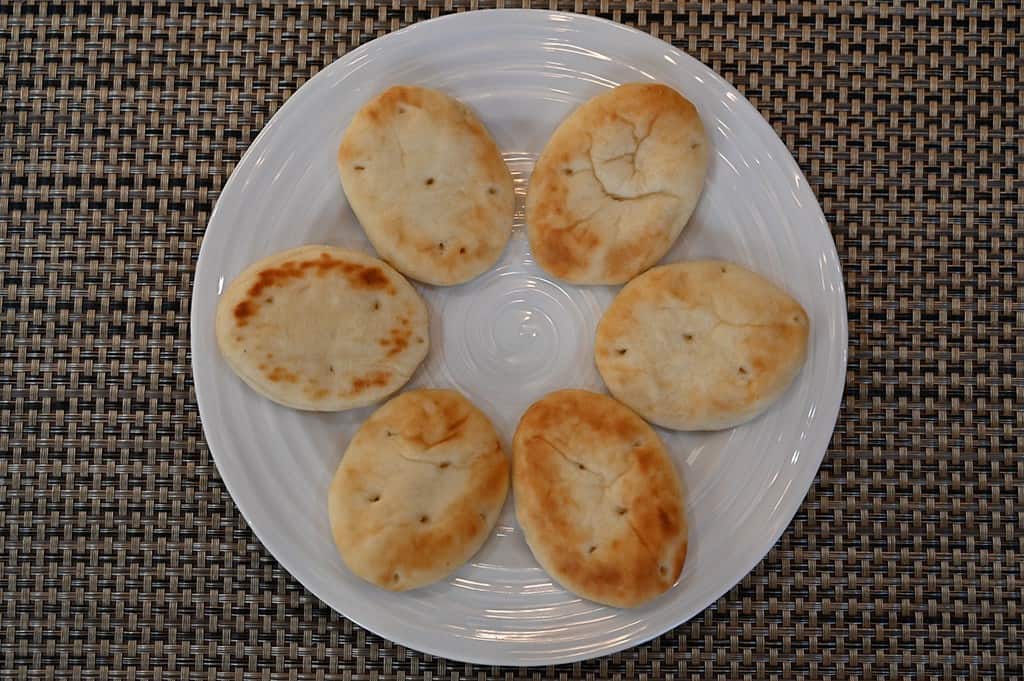 Costco Panaji Original Naan Minis five on a plate 