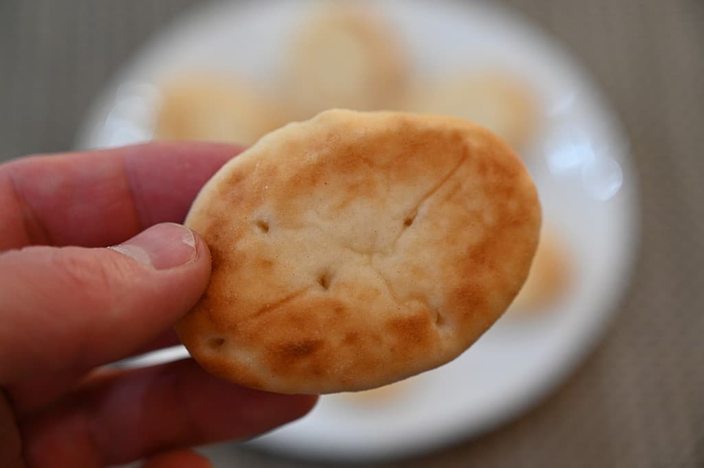 Costco Panaji Original Naan Minis close up photo of one naan mini 