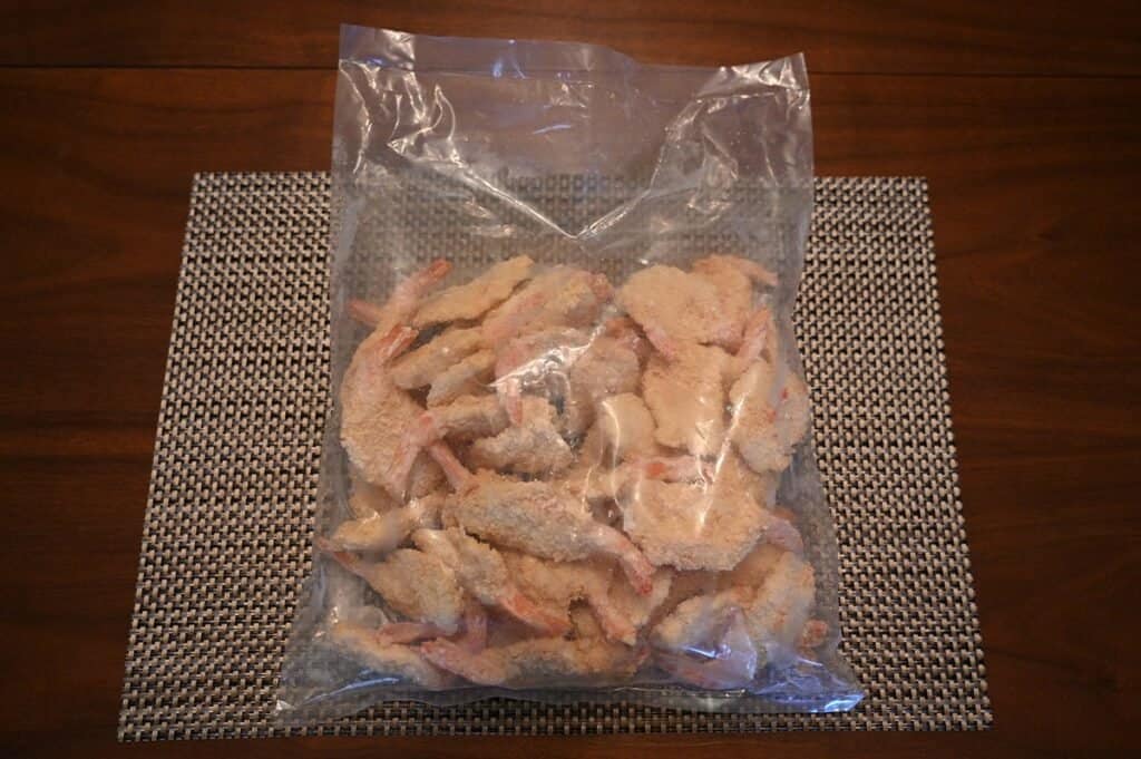 Costco Kirkland Signature Breaded Panko Shrimp frozen and in bag 