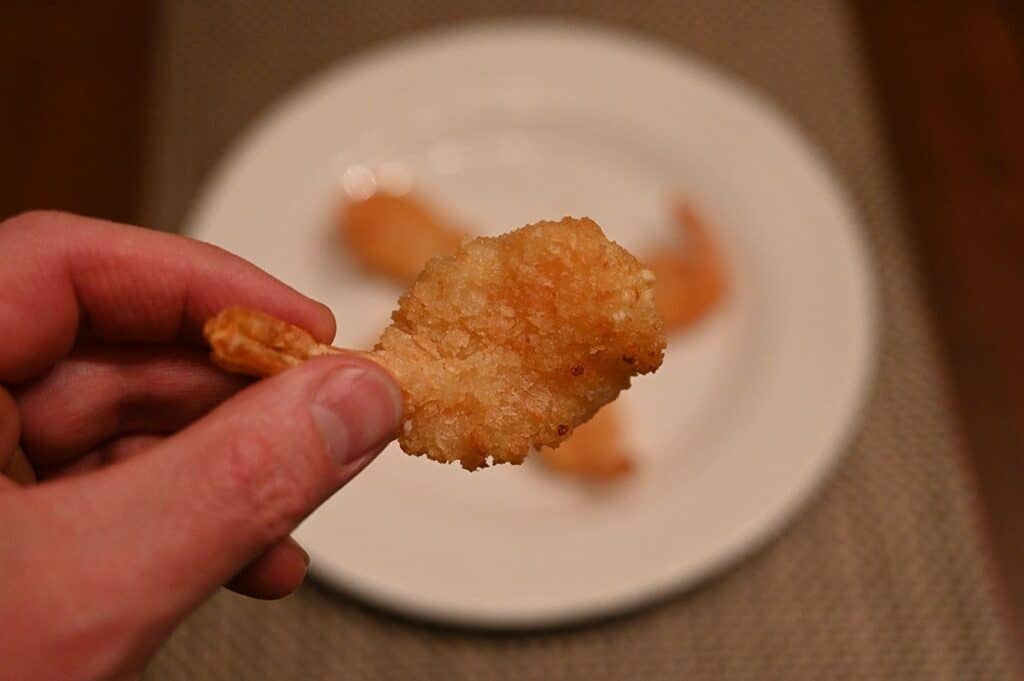 Costco Kirkland Signature Breaded Panko Shrimp Cooking Instructions cooked close up photo