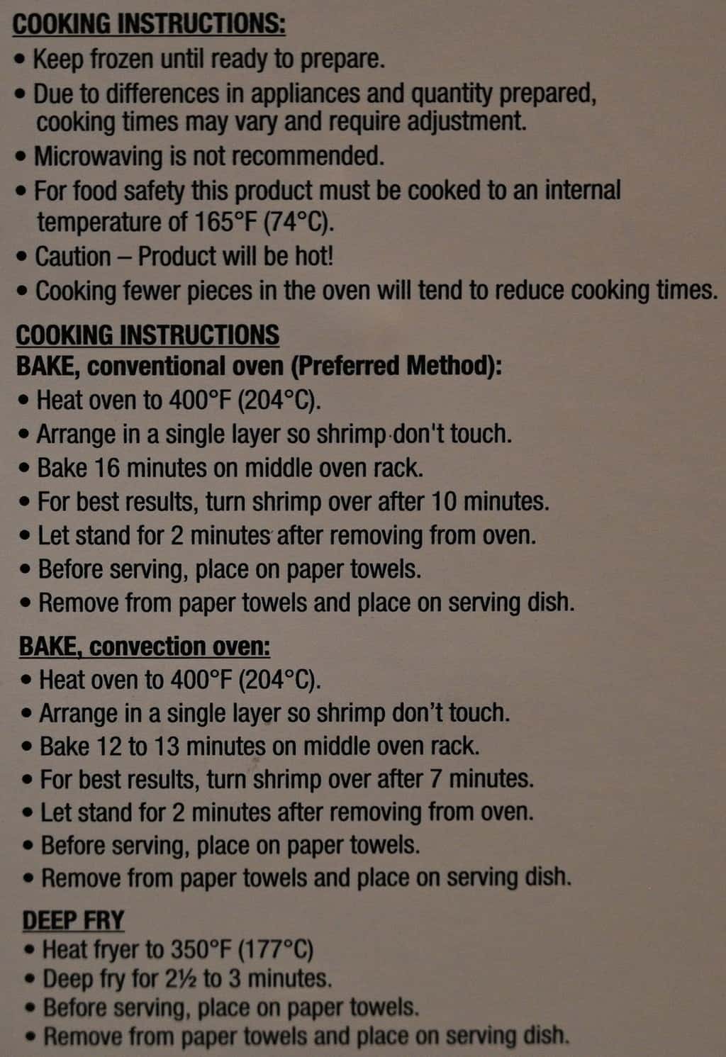 Costco Kirkland Signature Breaded Panko Shrimp Review Costcuisine