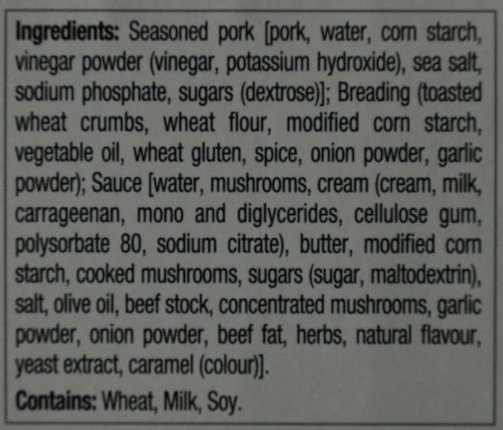 Costco Ventera Pork Schnitzel Ingredients