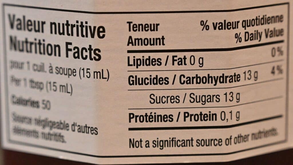 Costco Bonne Maman Strawberry Jam nutrition facts