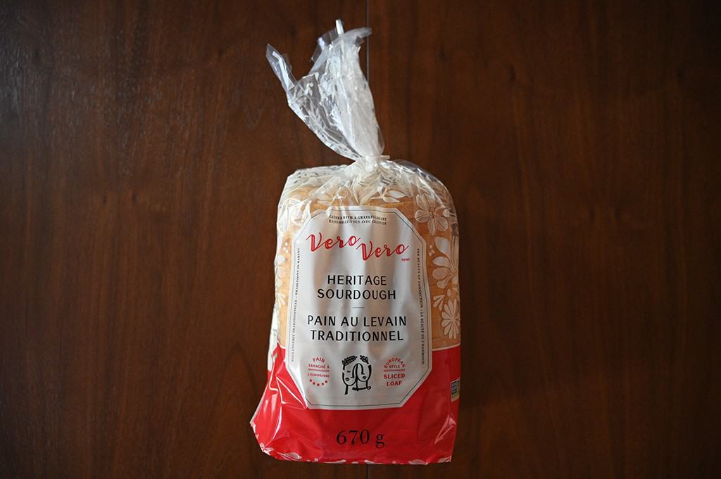 Costco Vero Vero Heritage Sourdough Bread loaf in bag 