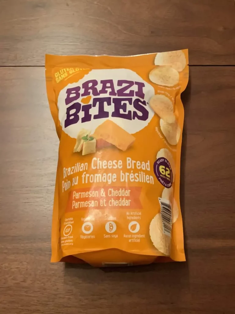Photo of the bag of Brazi Bites.