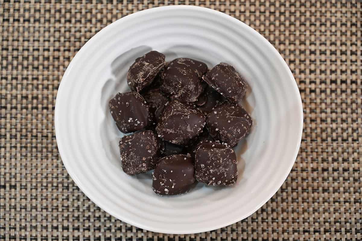 Costco Sanders Dark Chocolate Sea Salt Caramels Review Costcuisine
