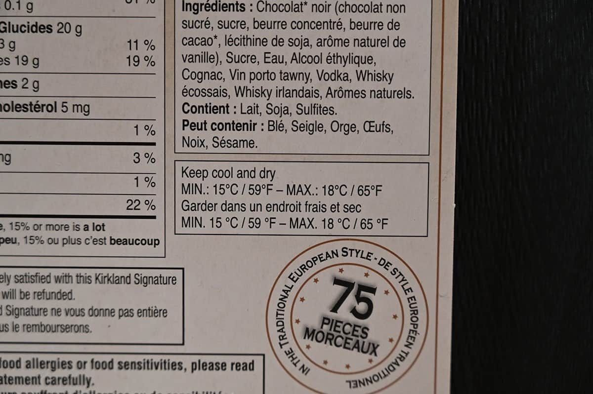 Costco Kirkland Signature Liquor Collection Belgian Chocolates Review Costcuisine