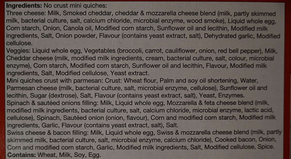 Costco Cuisine Adventures Mini Quiche Review Costcuisine