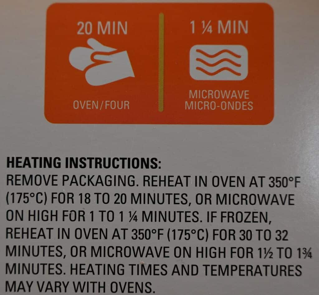 Image of the Costco Prairie Creek Kitchen Sausage Beef Rolls Heating Instructions 