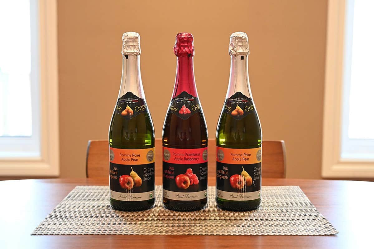 Costco Paul Brassac Organic Sparkling Juice Review Costcuisine