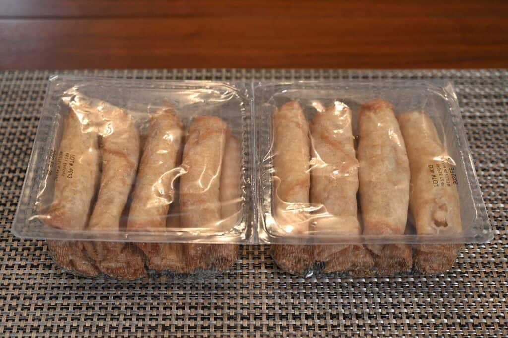 Costco Summ! Apple Pie Rolls in two-pack, photo in plastic packaging.