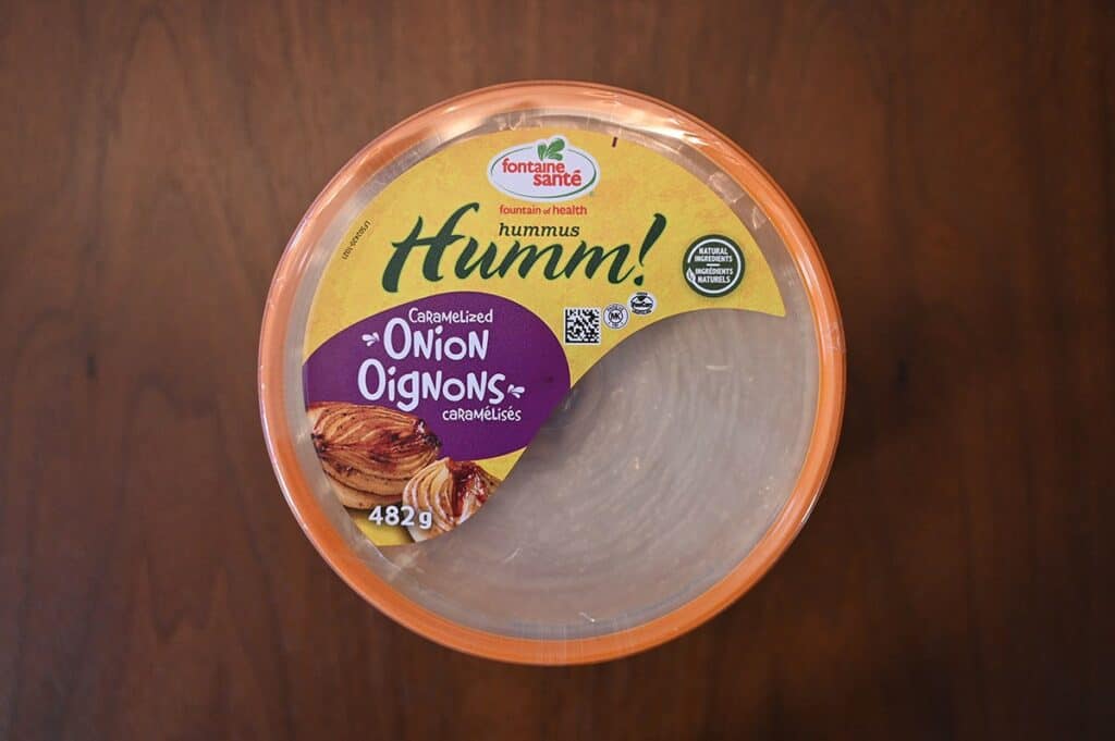 Costco Fontaine Santé Humm! Caramelized Onion Hummus Review Costcuisine
