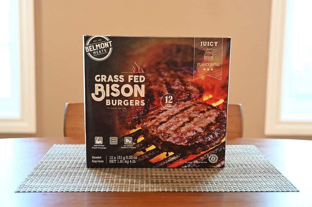 Costco Belmont Meats Grass Fed Bison Burgers Review Costcuisine