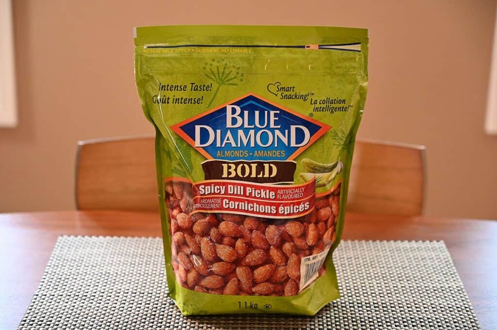 Costco Blue Diamond Spicy Dill Pickle Almonds Review Costcuisine
