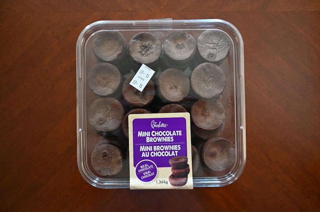 Costco Charlotte's Mini Chocolate Brownies Review Costcuisine