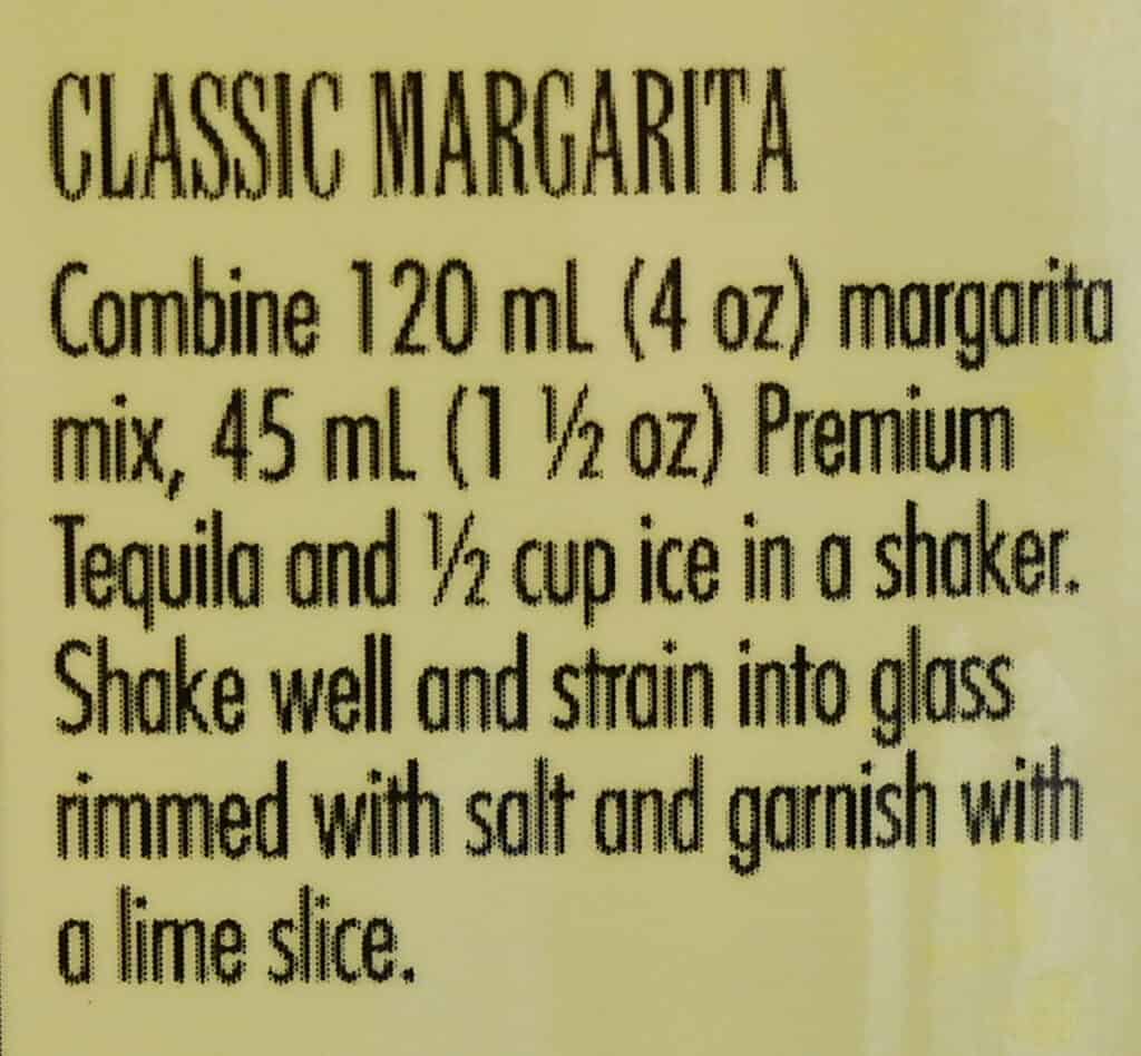 Costco Kirkland Signature Margarita Mix Review Costcuisine