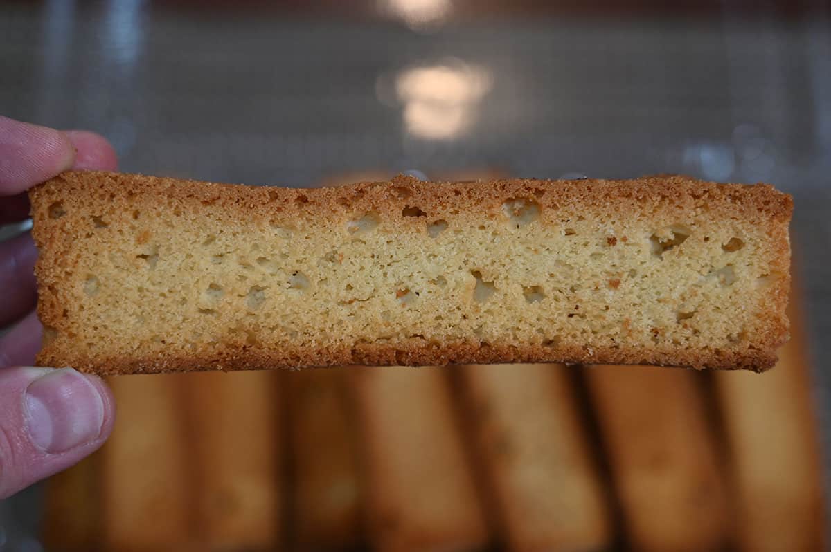 Closeup image of one cake rusk.