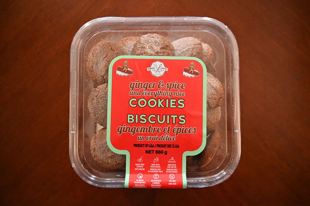 Costco Bakery Street Ginger & Spice and Everything Nice Cookies Review