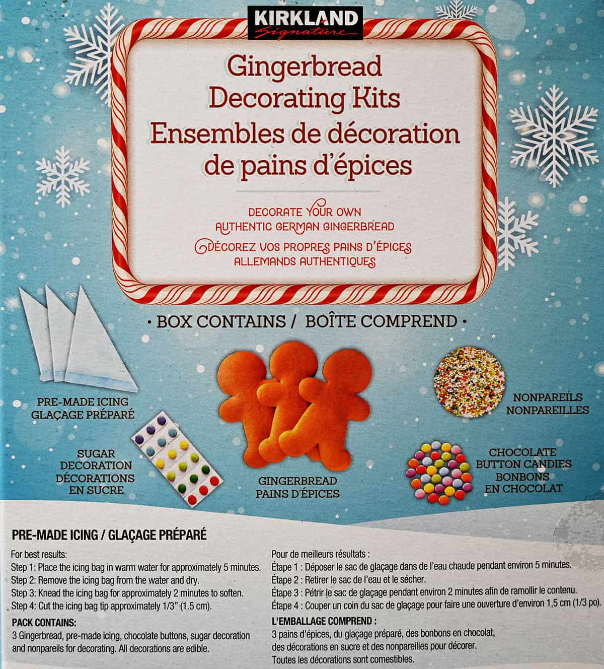 Gingerbread Men Cookie Decorating Kits - The PKP Way