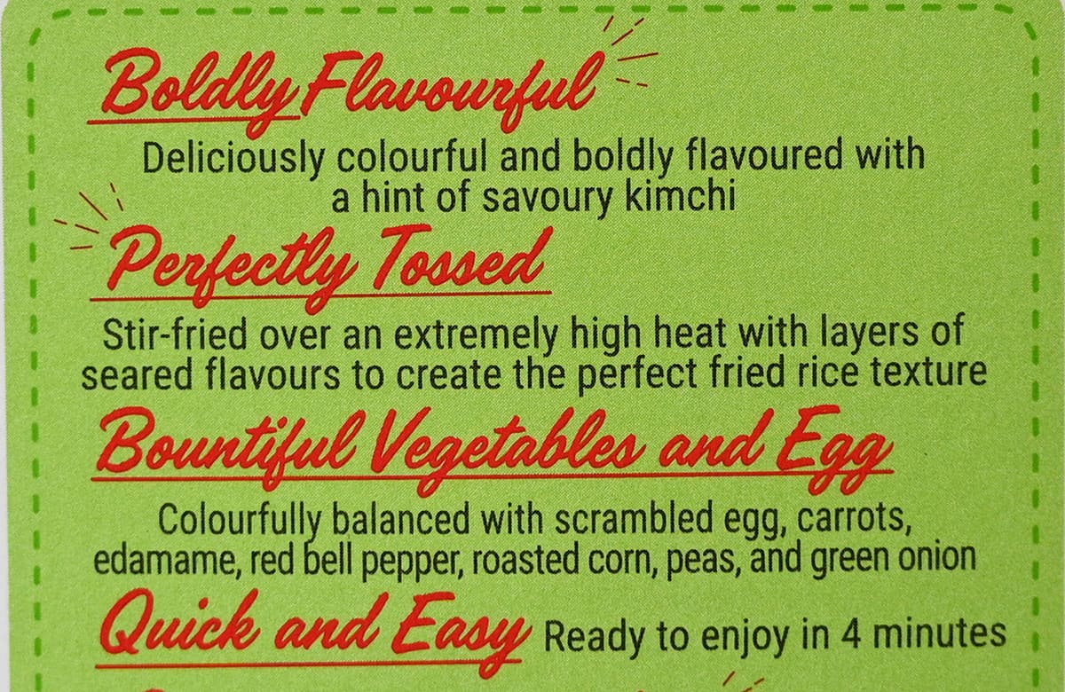 Image of the product description from the back of the box.
