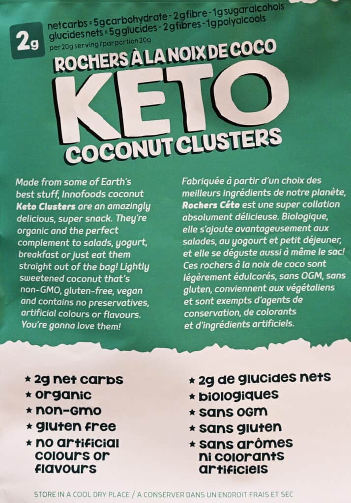 Costco Innofoods Keto Coconut Clusters Review Costcuisine