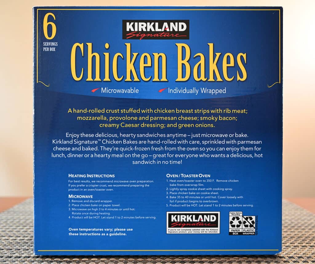 Costco Kirkland Signature Chicken Bakes Review Costcuisine