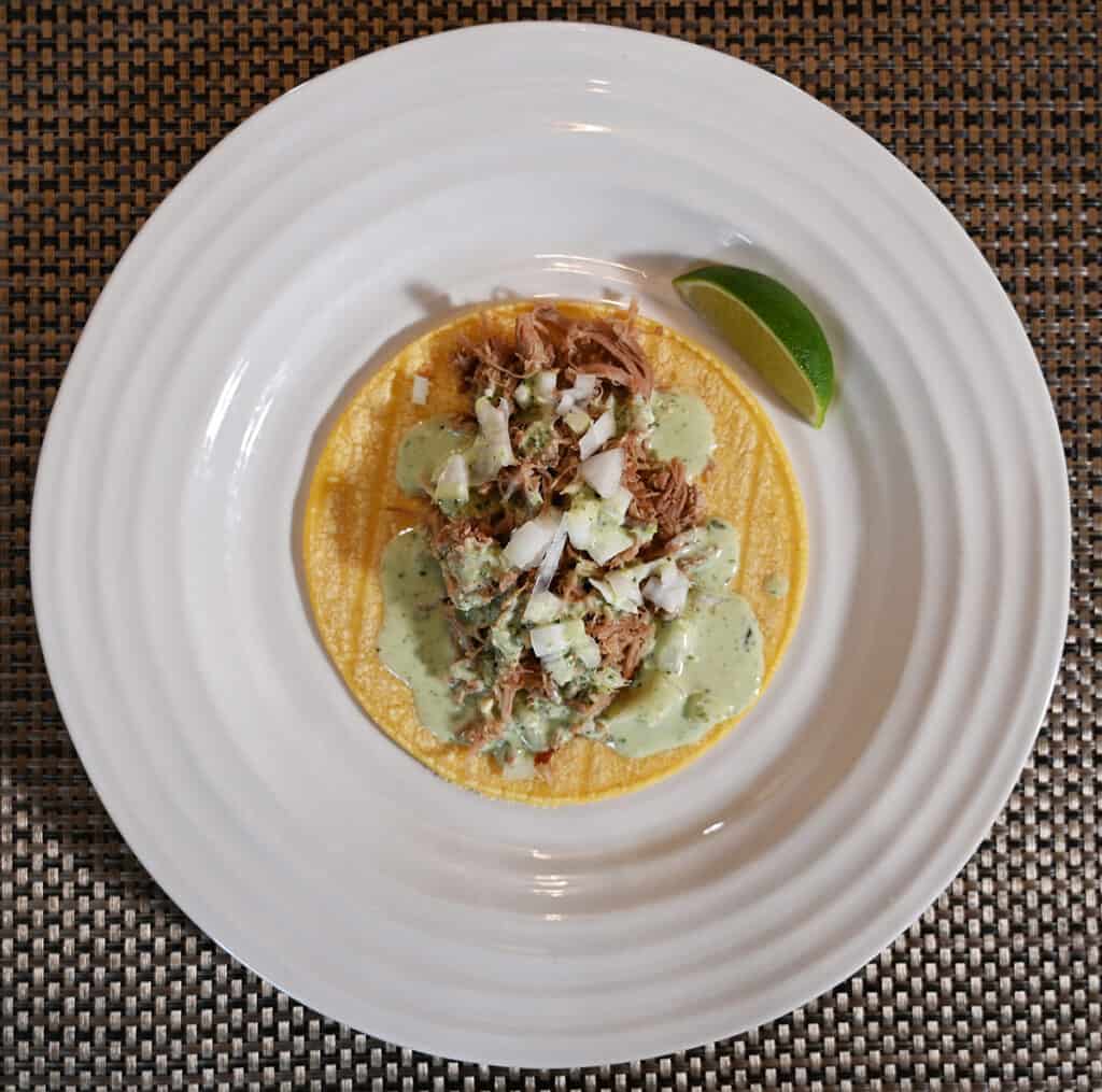 Don Pancho Cilantro Lime Crema on various dishes