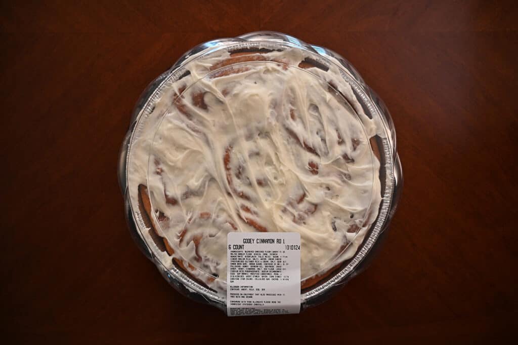 Costco Kirkland Signature Gooey Cinnamon Roll Review Costcuisine