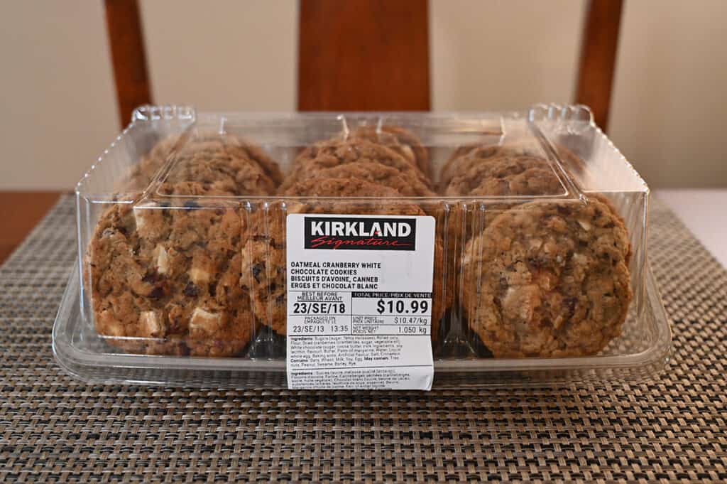 Costco Kirkland Signature Oatmeal Cranberry White Chocolate Cookies