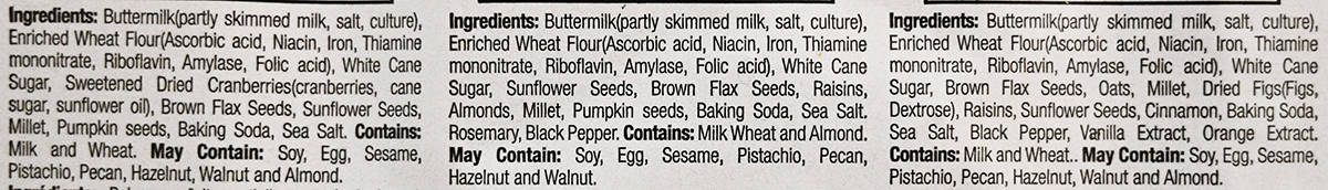 Image of the ingredients list from the back of the container.