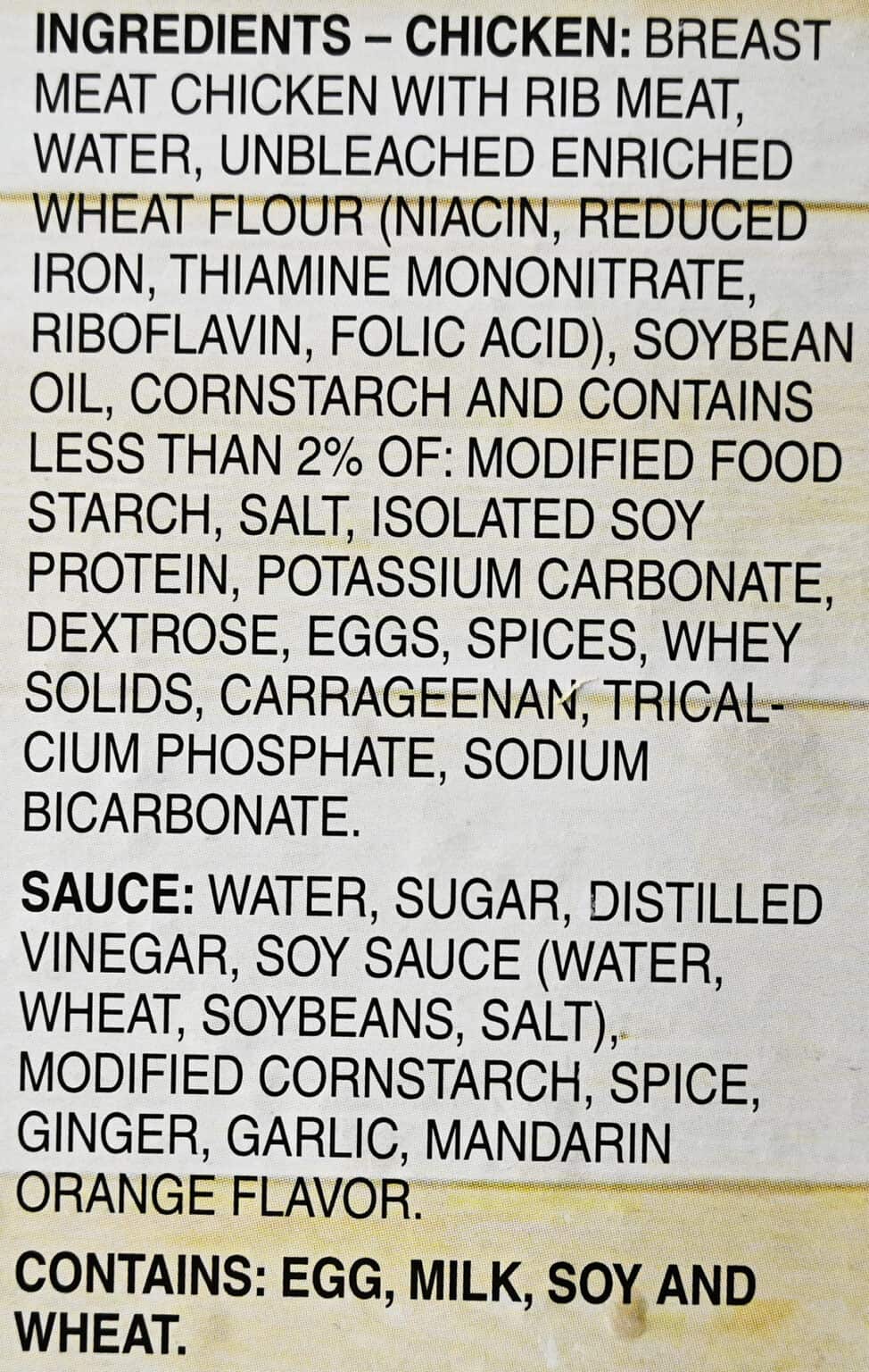 Costco Crazy Cuizine Mandarin Orange Chicken Review Costcuisine