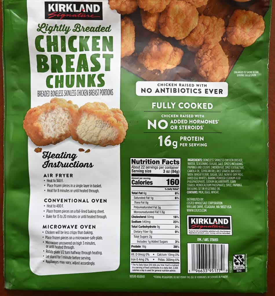 Costco Kirkland Signature Lightly Breaded Chicken Breast Chunks Review
