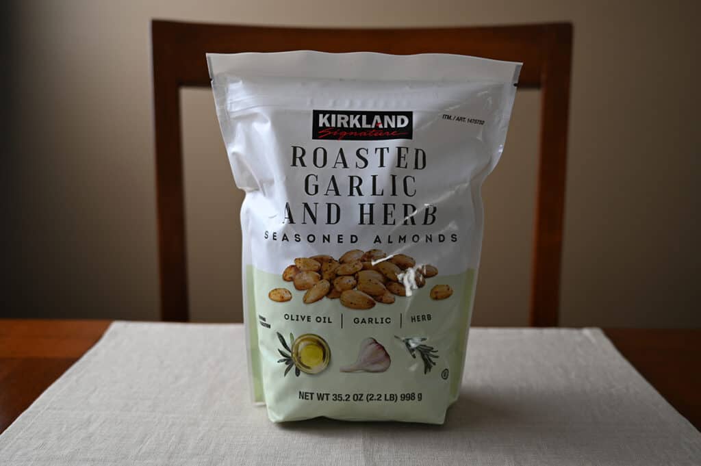 Costco Kirkland Signature Roasted Garlic and Herb Almonds Review