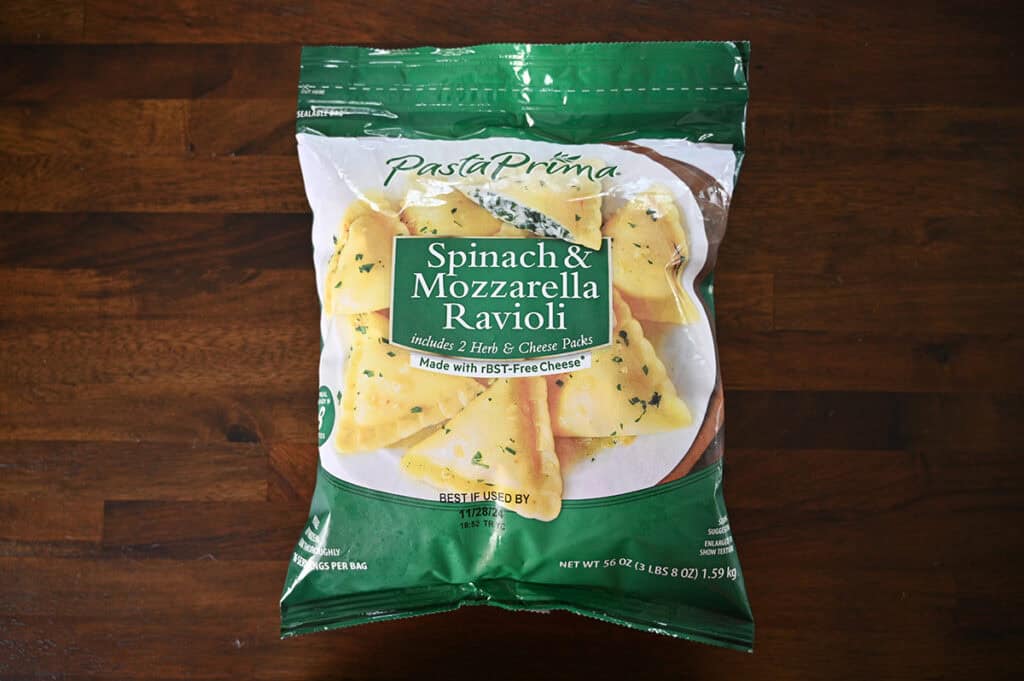 Costco Pasta Prima Spinach & Mozzarella Ravioli Review Costcuisine