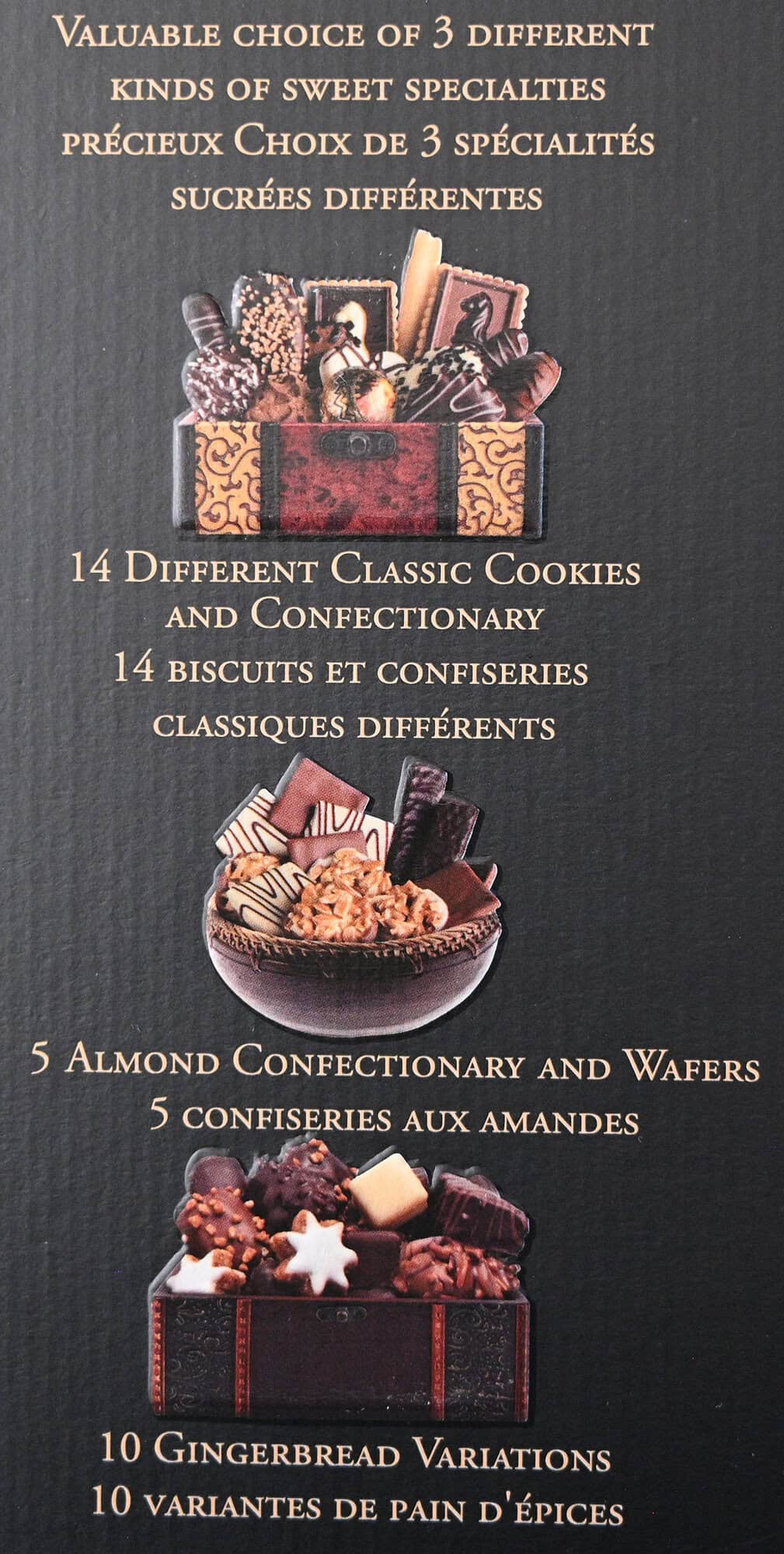 Image of the product description from the back of the box.