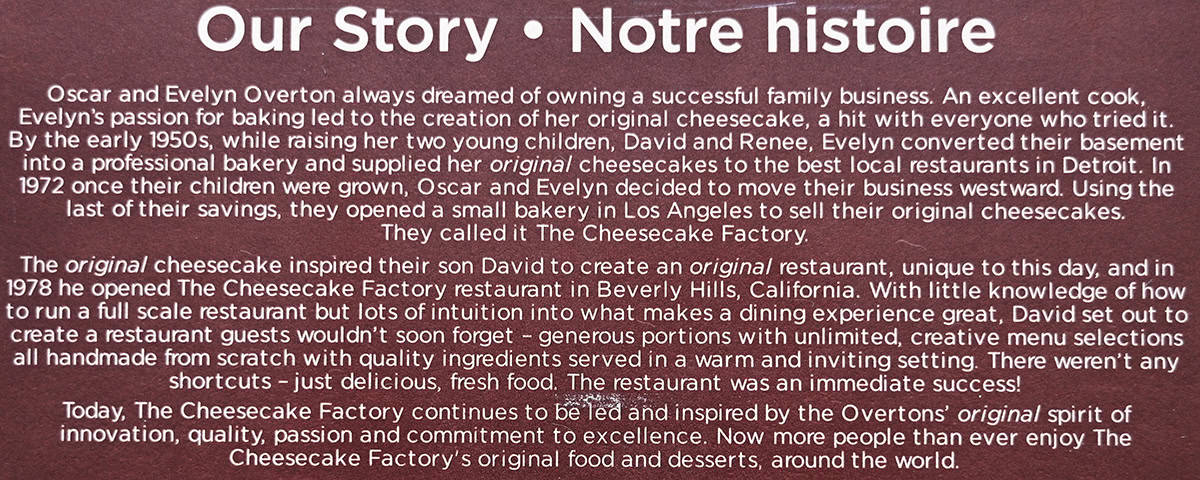 Image of the company description from the back of the box.