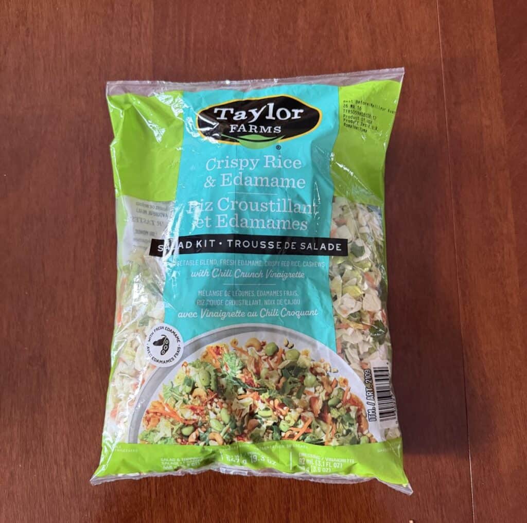 Costco Taylor Farms Crispy Rice & Edamame Salad Kit Review - Costcuisine