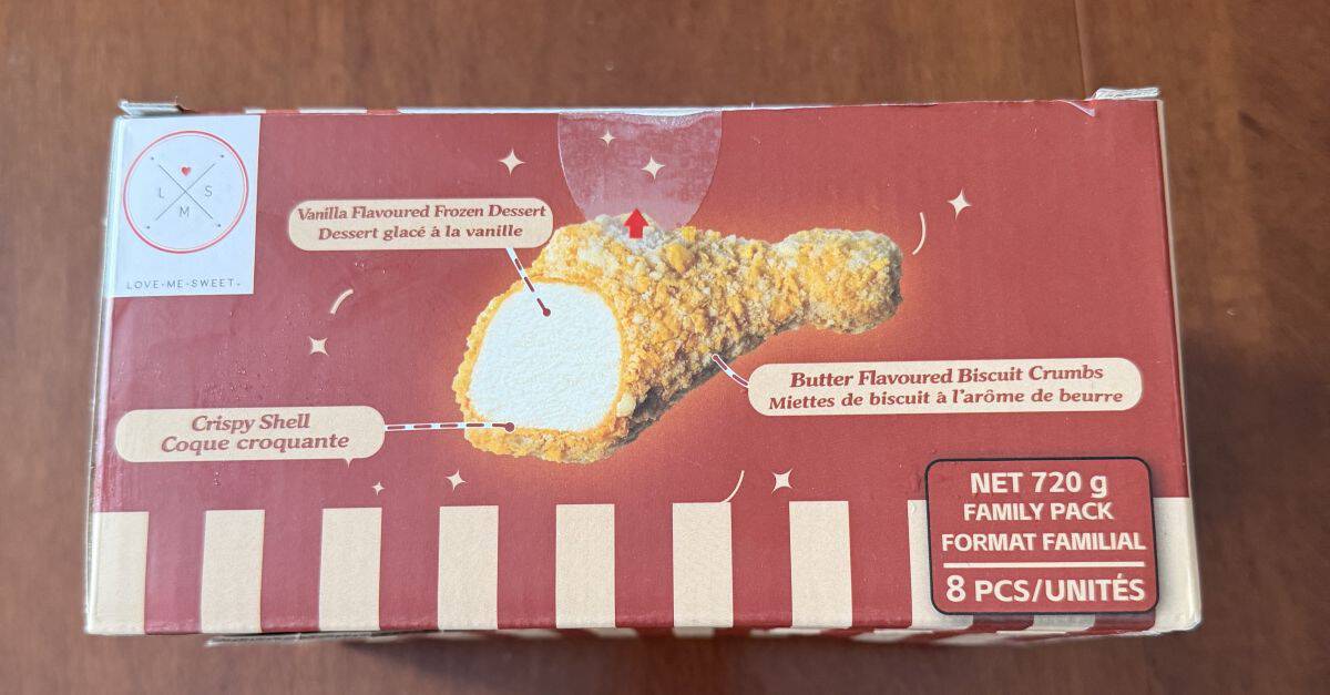 Image of the product description from the side of the box.