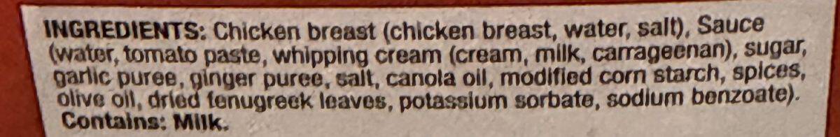 Image of the ingredients from the back of the box.