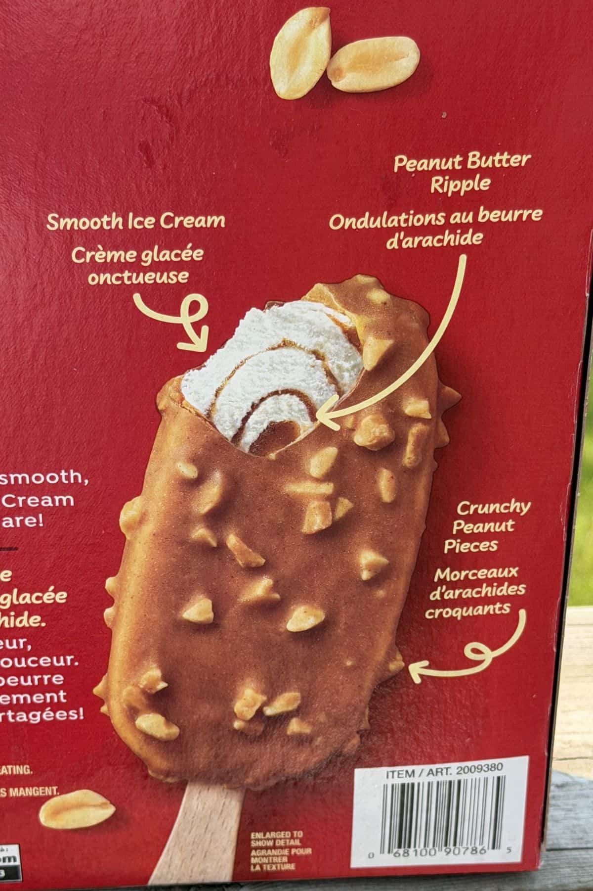 Image of the product description and image of the product from the back of the box.