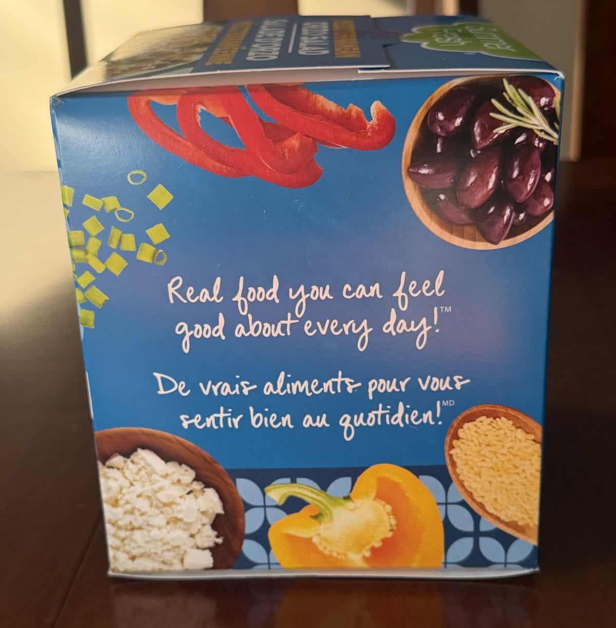 Image of the product description from the box.